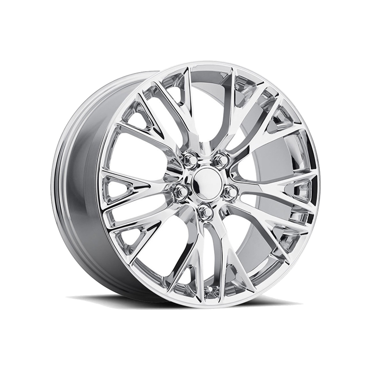 FR 22 Z06 Replica Wheel, Chrome, 19x8.5