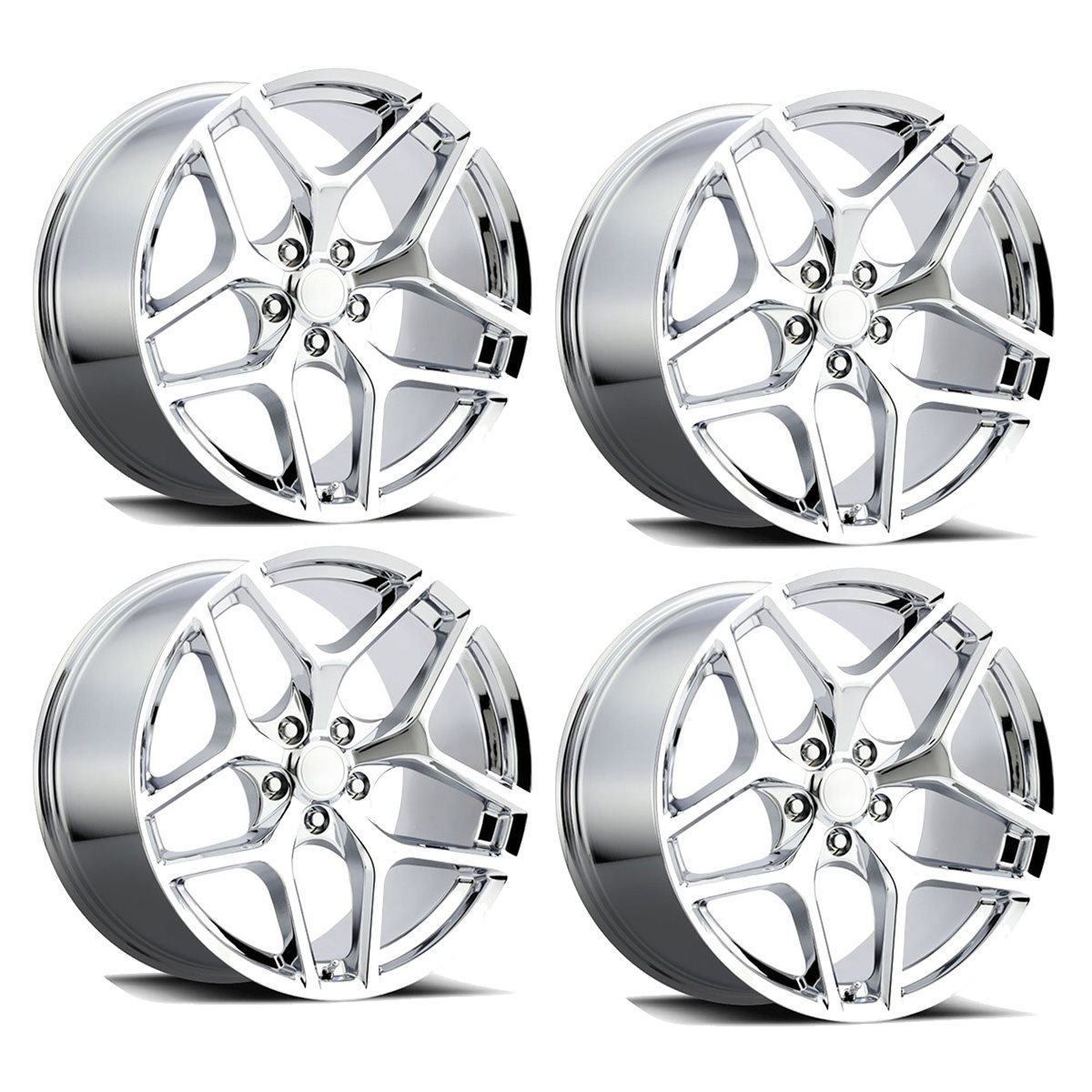 FR 27F Z28 Replica Wheels, Chrome, 20x9 & 20x10