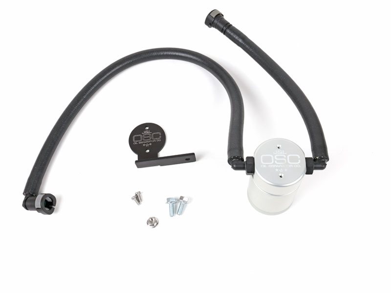 J&L OSC 3.0 Oil Separator, Clear/Satin Anodized