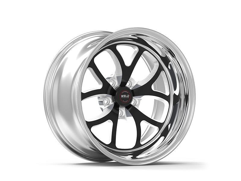 Weld S76 Black Center Front 18x5