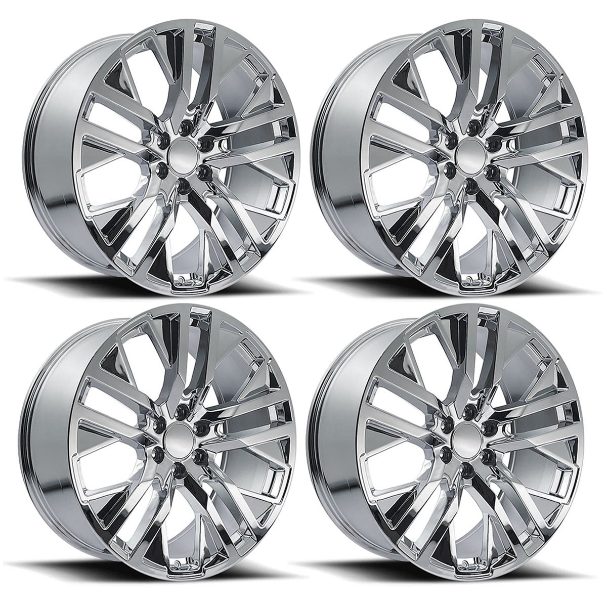 FR 96 CarbonPro Replica Wheels, Chrome, 20x9