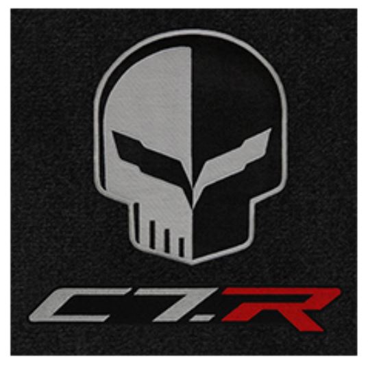 Lloyd 2pc Ultimat Floor Mats, Black w/ Jake Logo & C7.R Logo