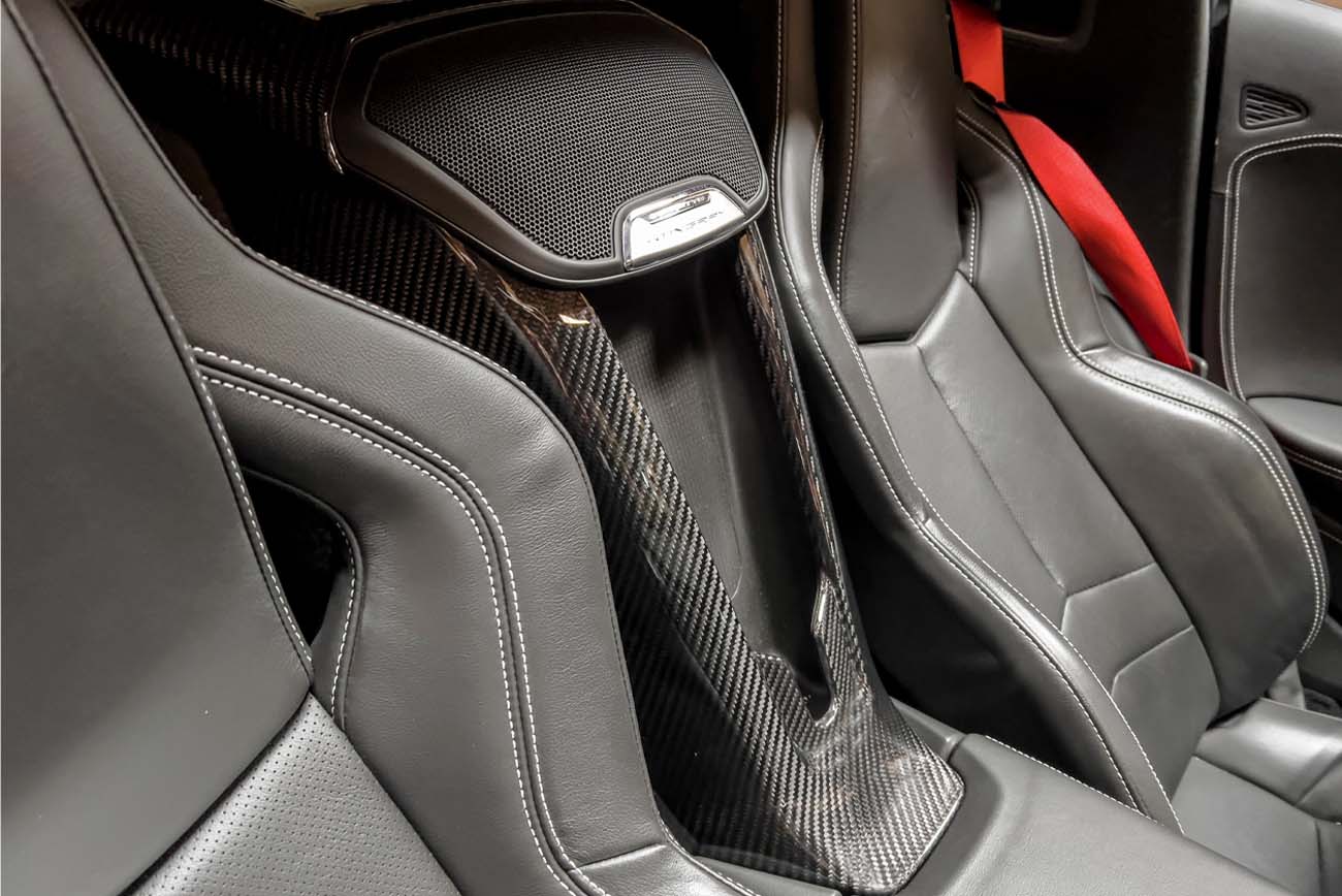 EOS Interior Waterfall Console Cover, Carbon Fiber