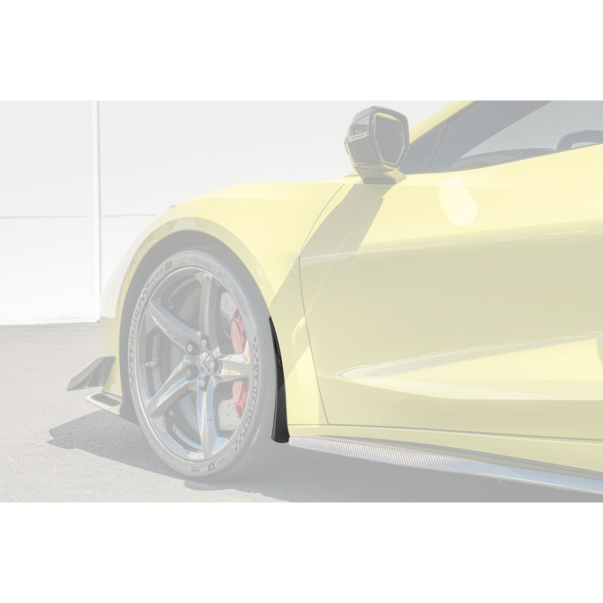 EOS XL Extended Front Splash Guards, Carbon Flash Metallic