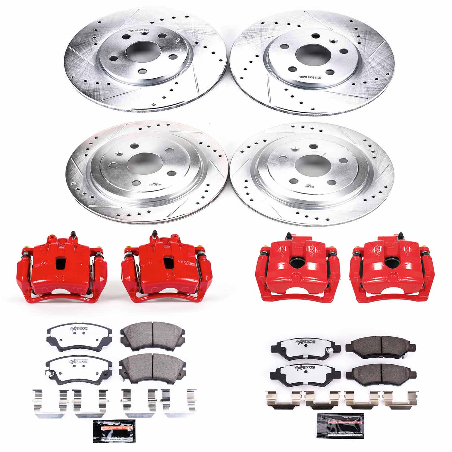 Powerstop Z26 Extreme Street Warrior Brake Upgrade Kit w/ Calipers
