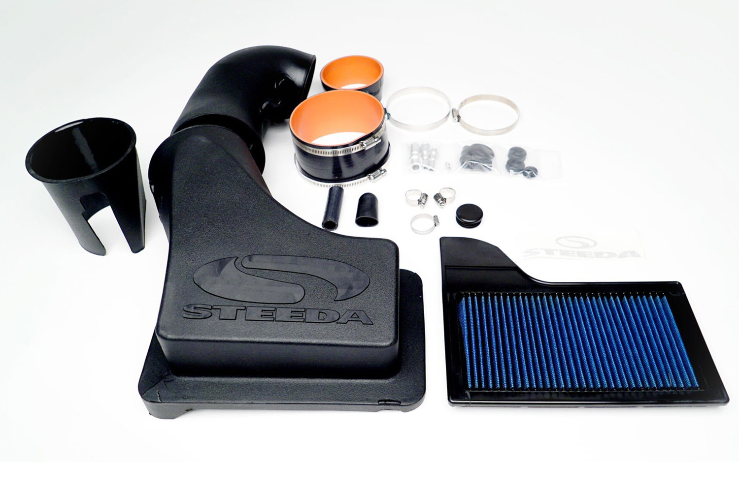 Steeda Hardcore MaxFlow Closed Cold Air Intake, Oiled Filter