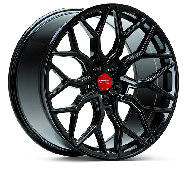 Vossen HF-2 Hybrid Forged Rear Wheel, Gloss Black, Deep Face