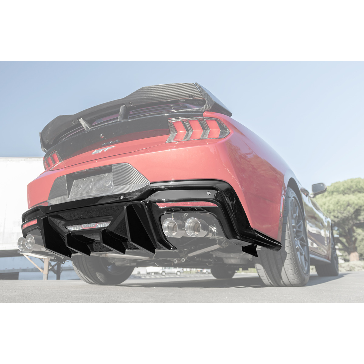 EOS V3 Package Rear Diffuser, Gloss Black