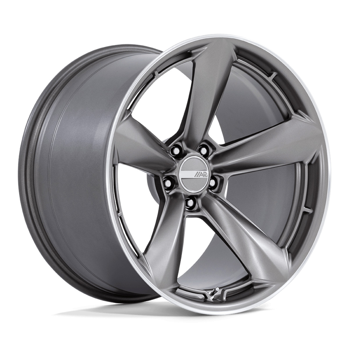 American Racing TTF Rear Wheel, Matte Anthracite w/Machined Lip, 20x11
