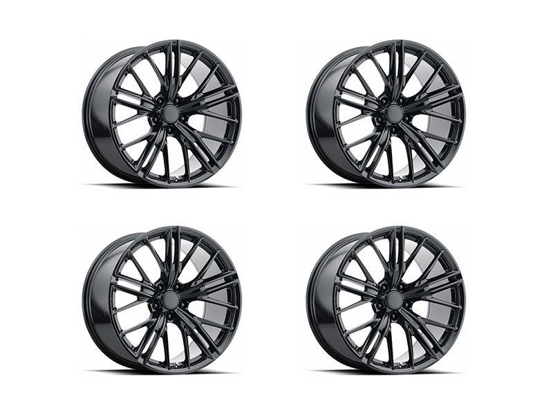 Image of Performance Replicas PR194 2017 ZL1 Replica Wheel Set, 20x10" 35mm, Gloss Black :: 2010-2024 Camaro