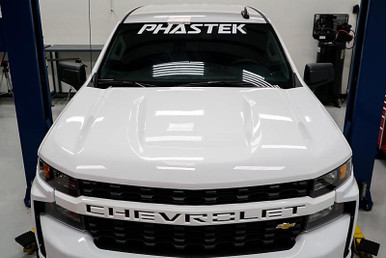 GMC Sierra White Elevation Windshield Banner Decal