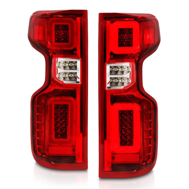 ANZO LED Tail Light Assembly Red/Clear Lens Pair | Chevrolet Tahoe (07-14) (311297) main image 0