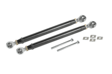 BMR Adjustable Rear Toe Rods, Black Hammertone