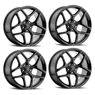 FR 27F Z28 Replica Wheels, Gloss Black, 20x9 & 20x10