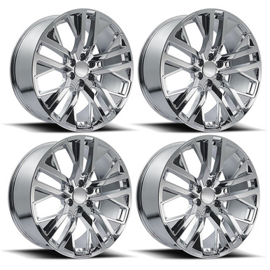 FR 95 – DENALI REPLICA WHEELS-Chrome 20x9 6x5.5 + 28 HB 78.1