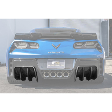 EOS Rear Bumper Diffuser Fins Add On, Unpainted