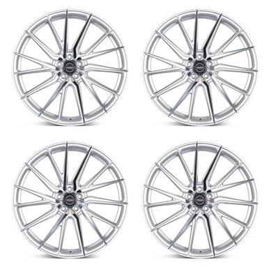Vossen HF-4T Hybrid Forged Wheel Set , Silver Polished, 20x9 +32
