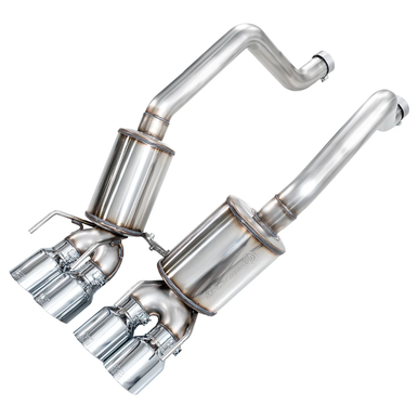 AWE Touring Edition Axle-Back Exhaust, Quad Chrome Silver Tips