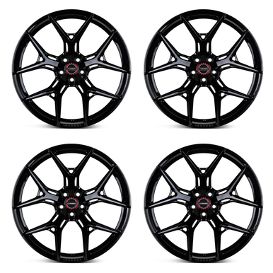 Vossen HF-5 Hybrid Forged Wheel Set , Gloss Black, 20x9/21x12