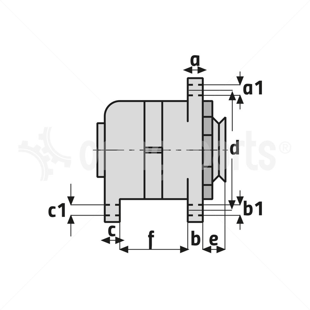 JUNGHEINRICH 50460080 LICHTMASCHINE 12V