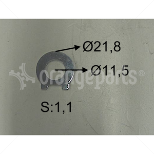 HYSTER 54679 THRUST WASHER