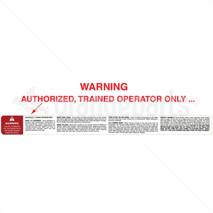 HYSTER 386079 LABEL