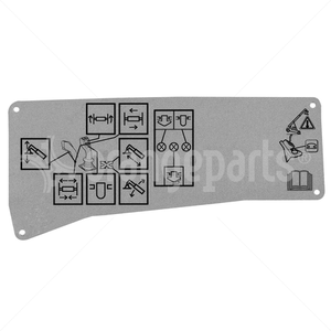 KALMAR A381950300 SIGN OPERATING LEVER