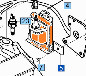 MB CAT 44508346 COIL IGNITION