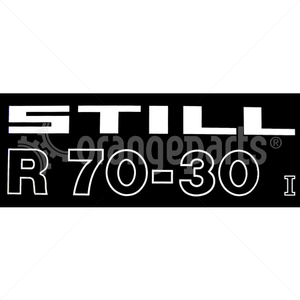 STILL 616134 STICKER TYPEAANDUIDING