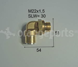LINDE 0019512109 ELBOW UNION