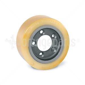 ORANGEPARTS 01141206 ROUE DIA 250 MM LARGEUR 100 MM ESSIEU DIA 80 MM UTILISÉ SUR : CATERPILLAR,MITSUBISHI,ROCLA