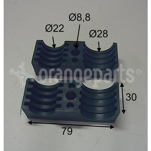 LINDE 0009551600 CLAMPING PIECE PAIR