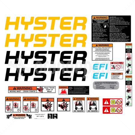 HYSTER 996414 KIT-LABEL