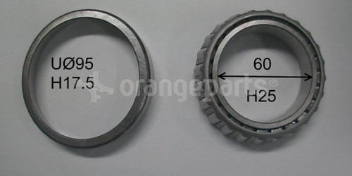 JUNGHEINRICH 51187144 CONICAL ROLLER BEARING