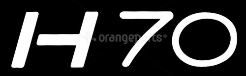 LINDE 0009382269 DECAL - MODEL H70