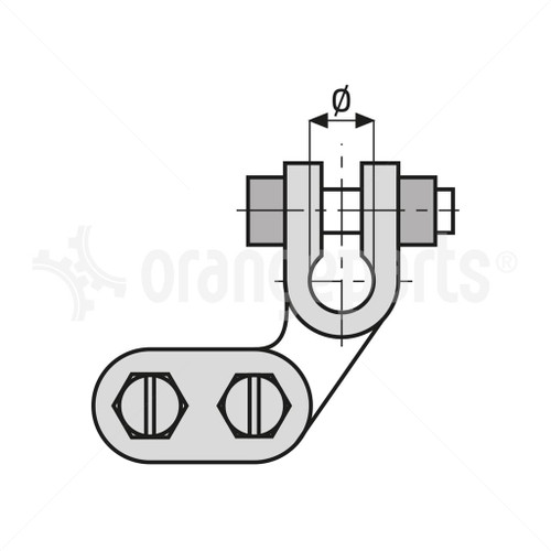 HYSTER 3061145 BATTERY CONNECTOR