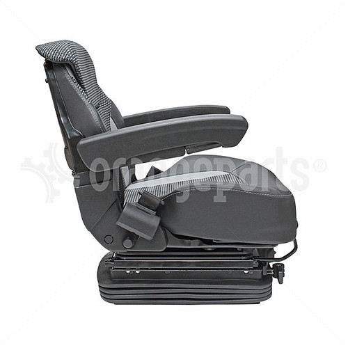 ORANGEPARTS OP1754 12V AIR SUSPENSION SEAT CLOTH WITH SWIVEL FORKLIFT SEAT 01011754