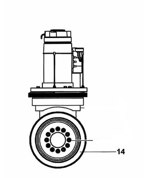 remplacement pour YALE 277218600 ROUE