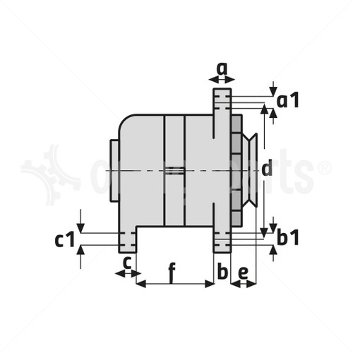 LINDE 2871A161 ALTERNATOR