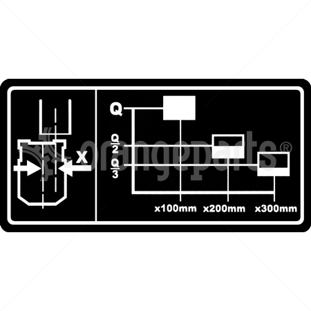 JUNGHEINRICH 26327630 LABEL LOAD DERATING