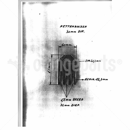 JUNGHEINRICH 40122240 BRACKET CHAIN