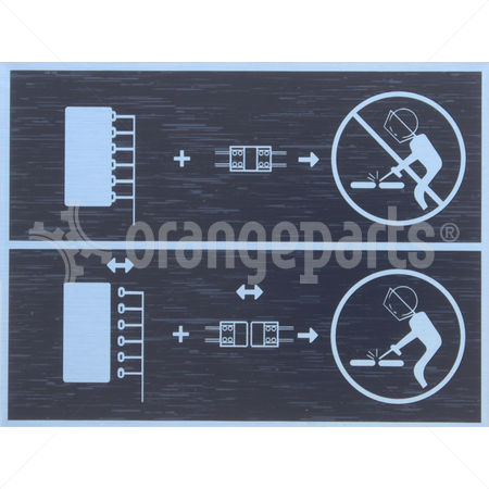 LINDE AL073974 WARNAUFKLEBER