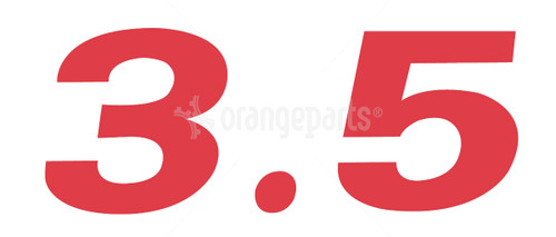 HYSTER 1586443 DECAL 3.5