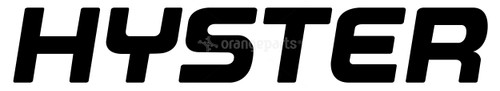 HYSTER 2305417 STICKER UPR. HOOD BLACK
