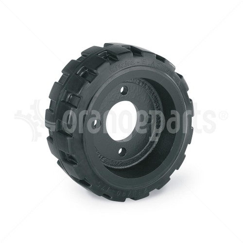 ORANGEPARTS 01141714 WHEEL DIA 230 MM WIDTH 90 MM AXLE DIA 65 MM USED ON: LINDE