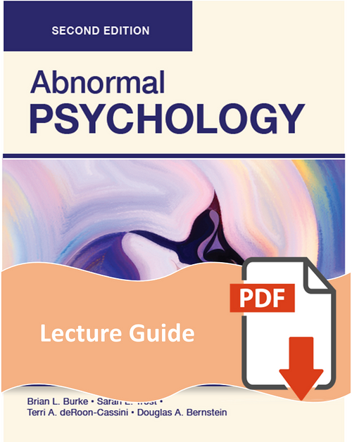 Lecture Guide for Abnormal Psychology