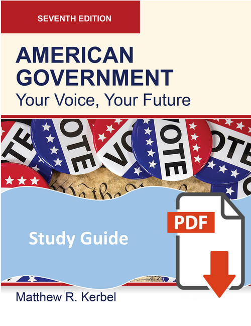 Study Guide for American Government 7e