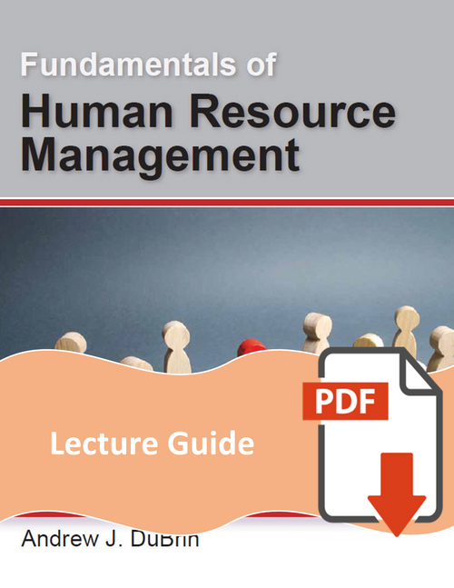 Lecture Guide for Human Resource Management