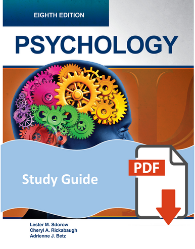 Study Guide for Psychology - Textbook Media
