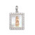 Two-Toned 925 Sterling Silver Virgin Mary